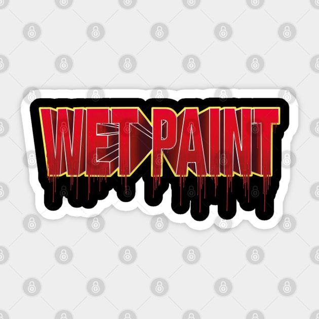 Wet Dripping Paint Sticker by 2wear Grafix